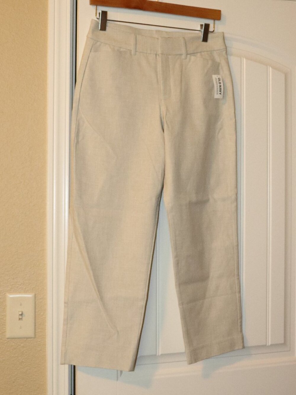 Old Navy Pixie Straight Pants - Sz 4 Petite Gray